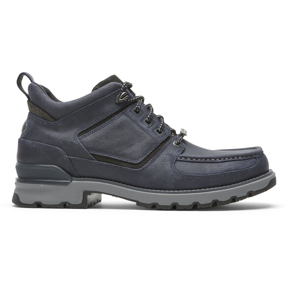 Botas Rockport Total Motion Trek Umbwe Waterproof Homem - Azuis Escuro ( 283-PFXUKW )
